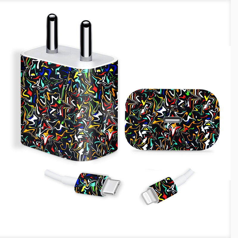 Abstract Oil Painting Charger Skin