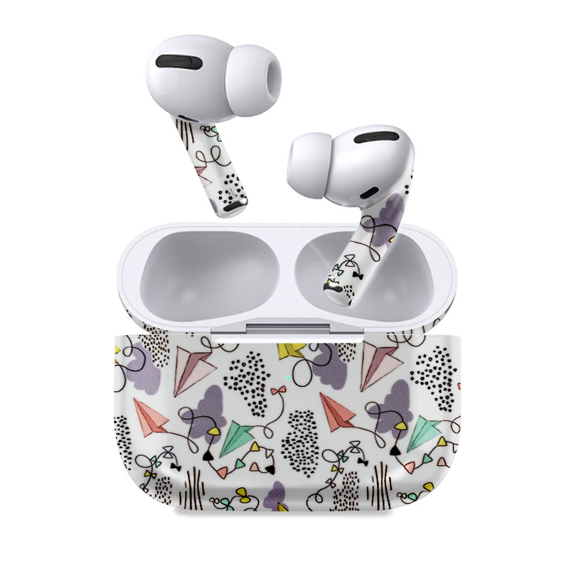 Airplane Doodle Earbuds skin