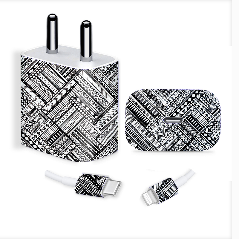 Mandela White and Black Charger Skin