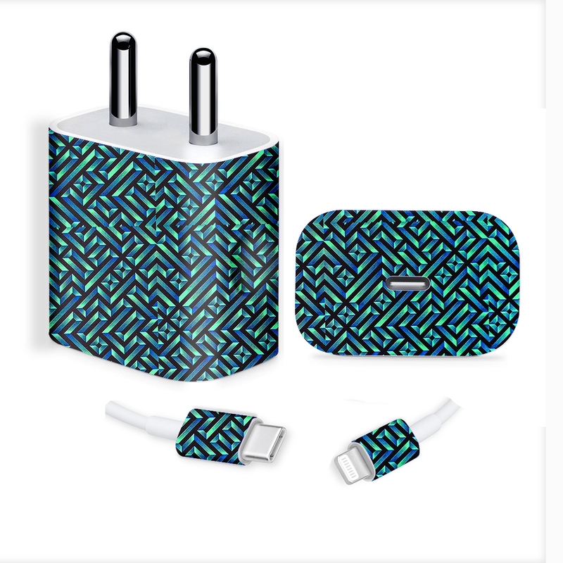 Abstract Gradians Cool Design for Your Charger Skin