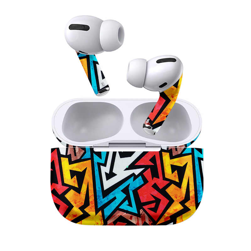 Graffiti Graphics Earbuds Skin