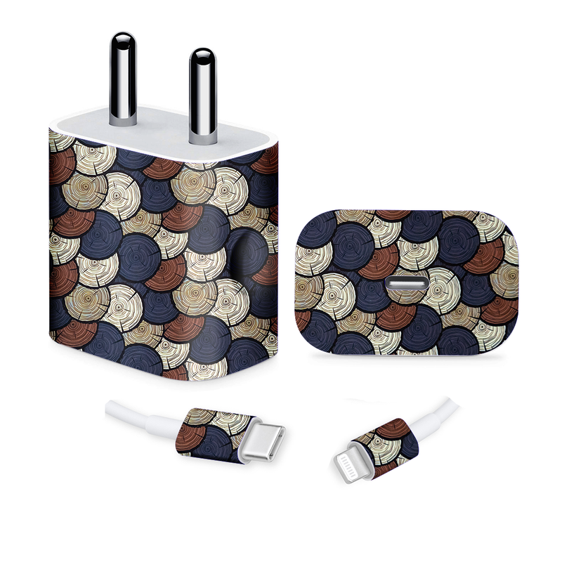 Graphic Wood Charger Skin