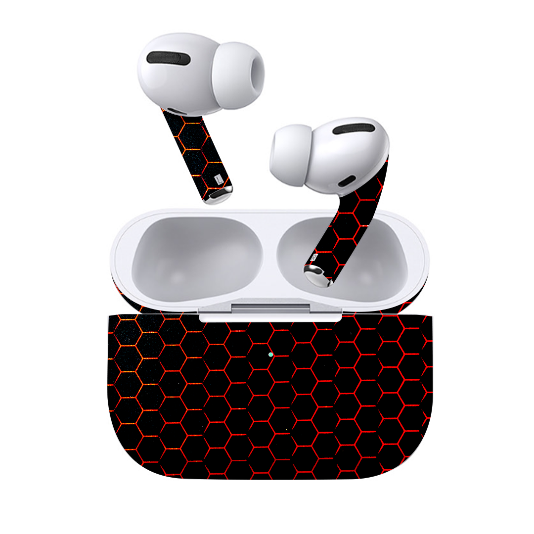 Combo Red Honeycomb Skins