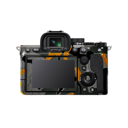 Orange Camo Camera Skin