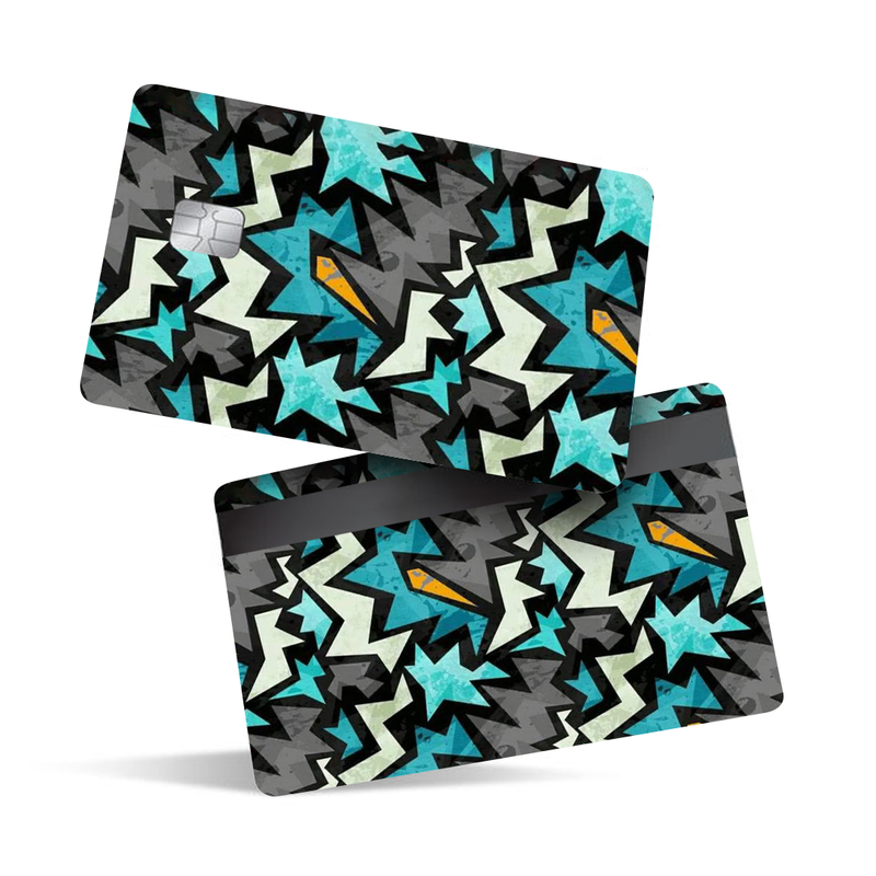 Patterned design card skin