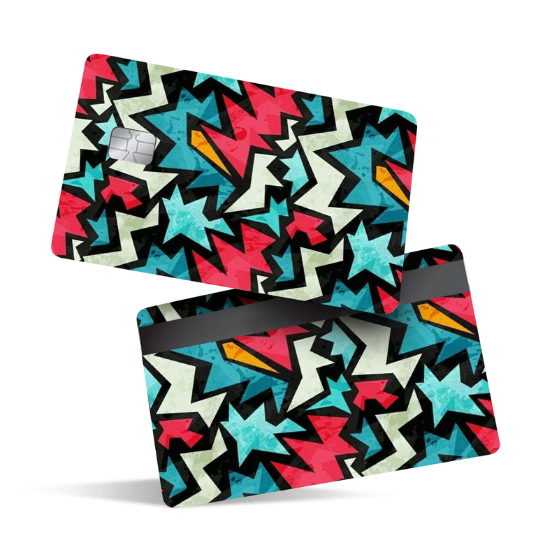 Patterned design card skin