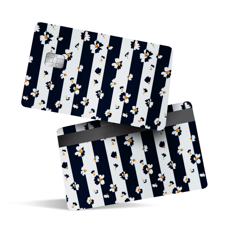 Patterned design card skin