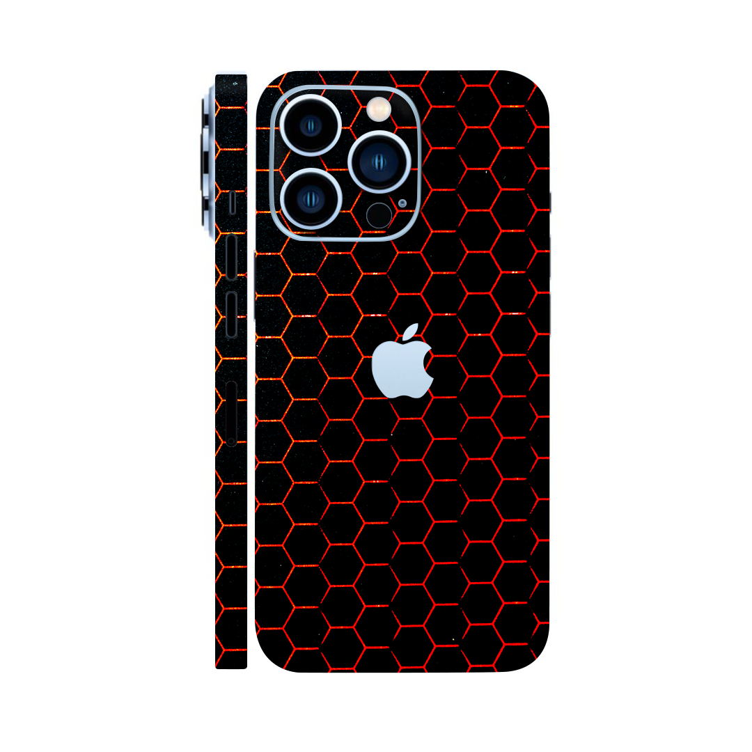 Combo Red Honeycomb Skins