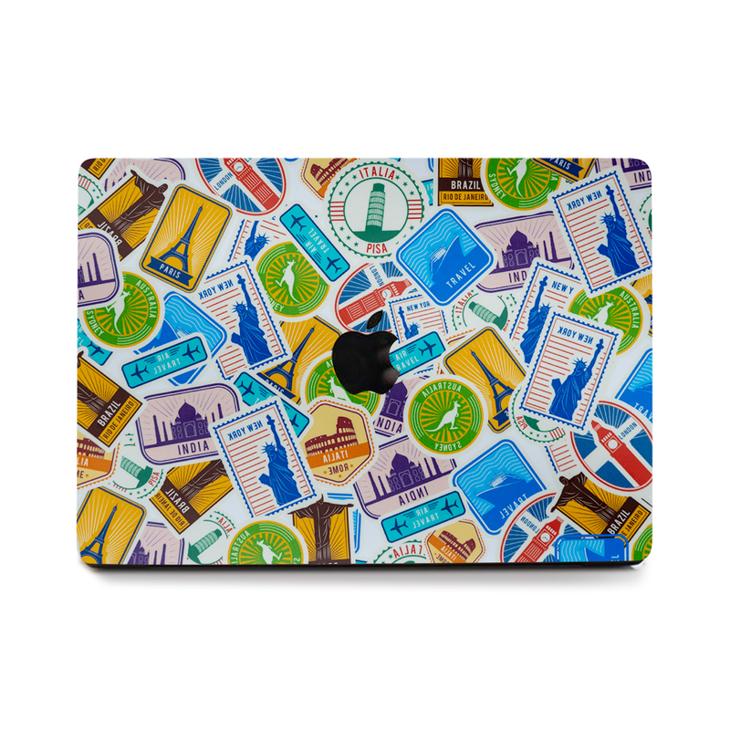 laptop skin wrap wanderlust abstract