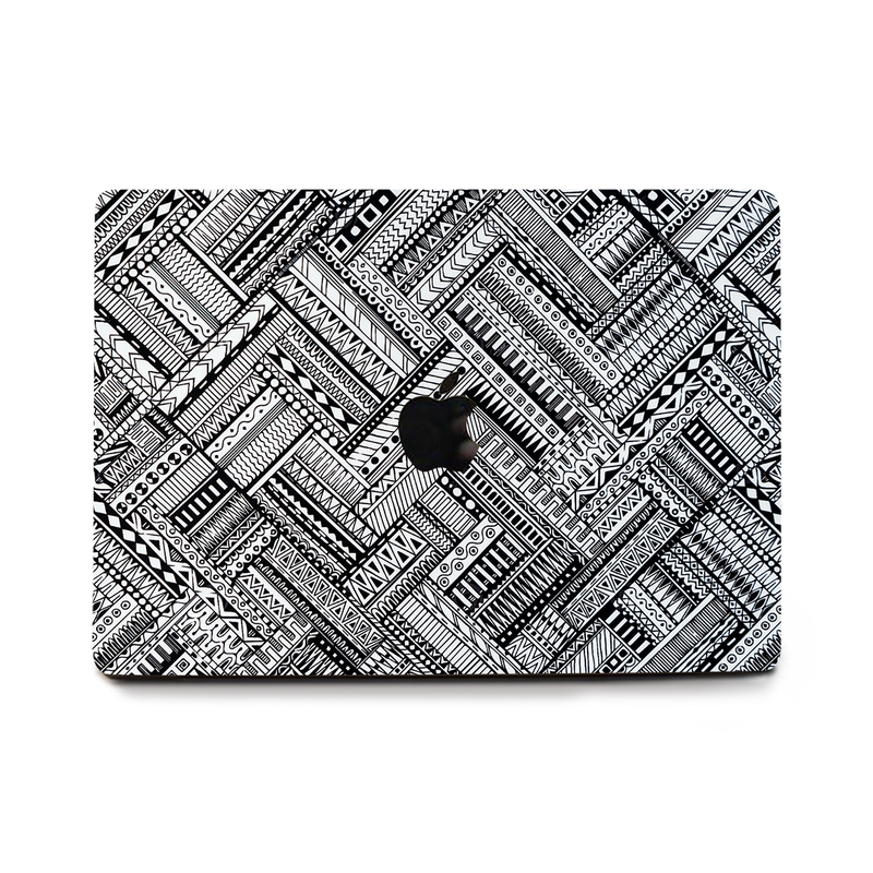 Mandela White and Black Laptop Skin