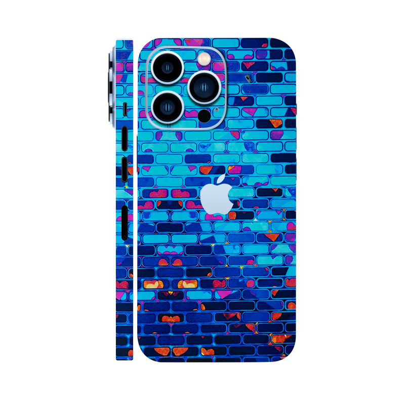 Colorful Brick Wall Mobile Skin